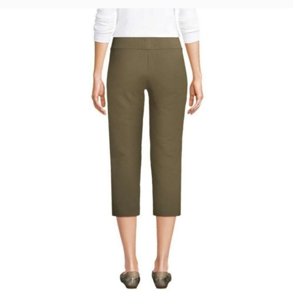 Lands' End Pants - Lands' End Women's Shore Comfort Stretch Knit Carpi Pants Pull On nwt